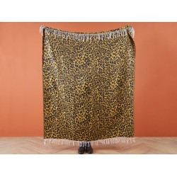 Koc JAMUNE 130 x 170 cm Brązowy