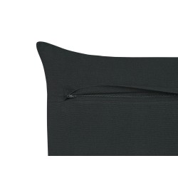 Zestaw 2 poduszek dekoracyjnych VELOOR Bawełna 30 x 50 cm Ciemnoszary Wzór orientalny