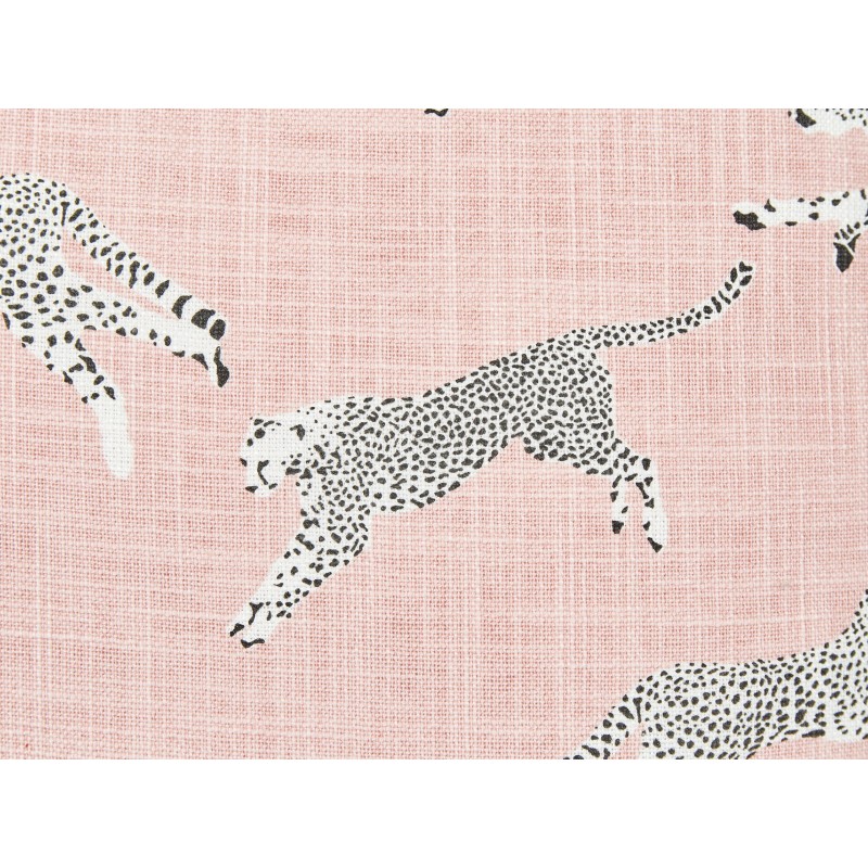 Zestaw 2 poduszek dekoracyjnych ARALES Bawełna 30 x 50 cm Pastelowy róż Wzór zwierzęcy