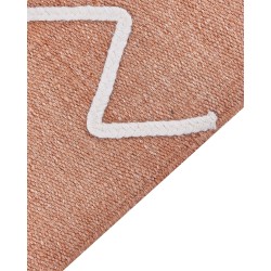 Dywan zewnętrzny 140 x 200 cm jasnoczerwony YAVU