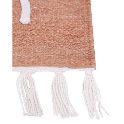 Dywan zewnętrzny 140 x 200 cm jasnoczerwony YAVU