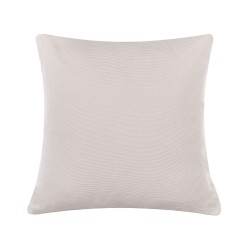 2 poduszki dekoracyjne z motywem królika 45 x 45 cm beżowoszare BUXUS