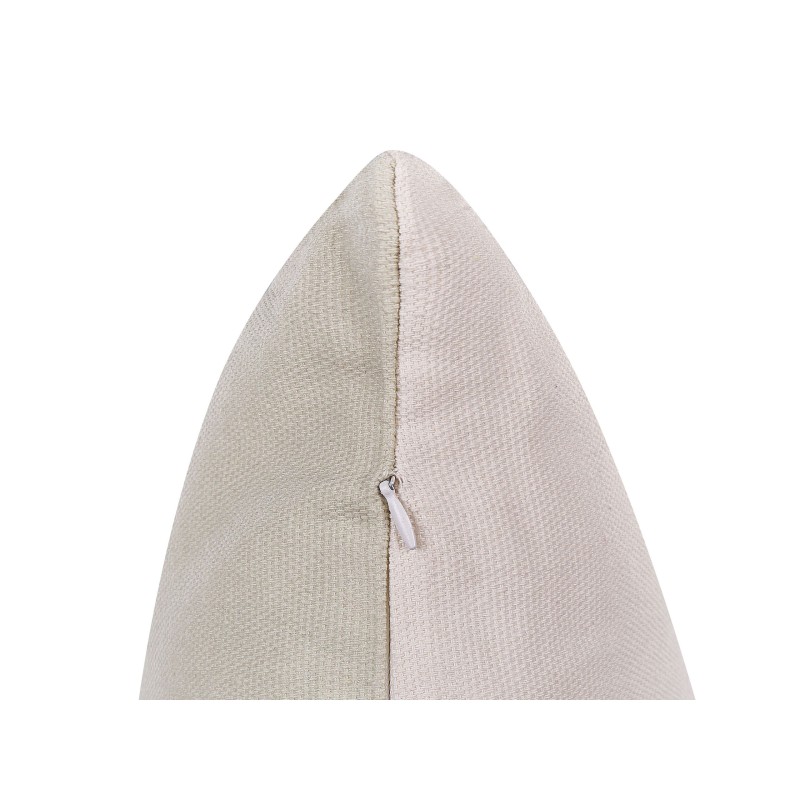 2 poduszki dekoracyjne z motywem królika 45 x 45 cm beżowoszare BUXUS