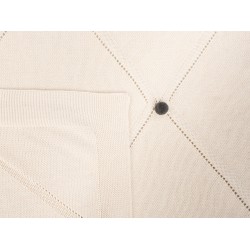 Koc GAIDAR Bawełna 130 x 170 cm Beżowy