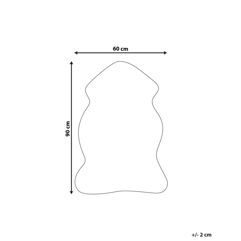 Dywan imitacja futra królika różowy UNDARA