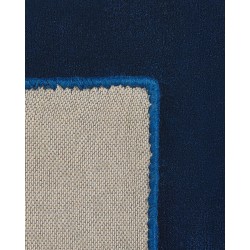 Dywan z wiskozy 80 x 150 cm granatowy GESI II