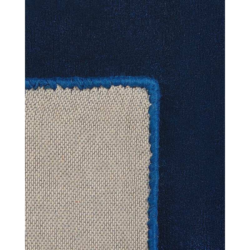 Dywan z wiskozy 80 x 150 cm granatowy GESI II