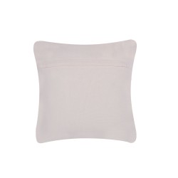 Zestaw 2 poduszek dekoracyjnych NELLAD Skóra naturalna 45 x 45 cm Szary Patchwork