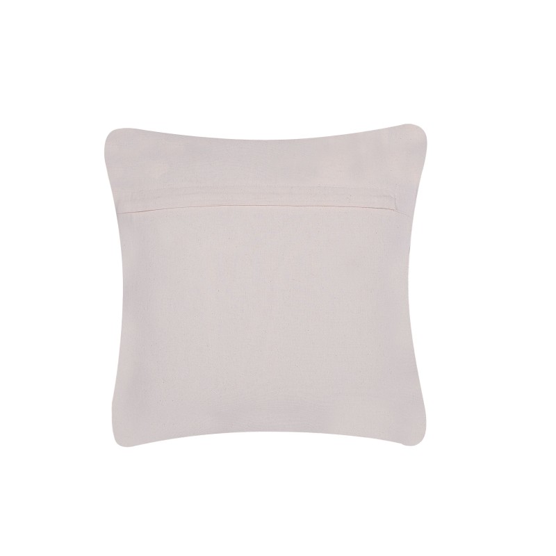 Zestaw 2 poduszek dekoracyjnych NELLAD Skóra naturalna 45 x 45 cm Szary Patchwork