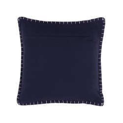 Poduszka dekoracyjna MELUR 45 x 45 cm Ciemnoniebieski Ikat