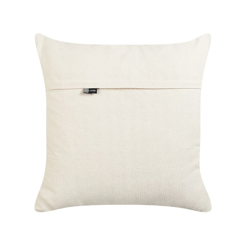 Zestaw 2 poduszek dekoracyjnych BHUSAWAL Bawełna 50 x 50 cm Czarny Wzór geometryczny