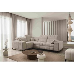 Ecksofa Ballagio II mit Schlaffunktion in Stoff Plecionka, Spring 1110