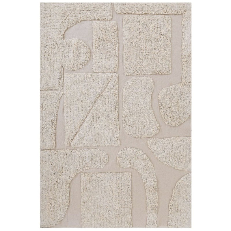 Dywan bawełniany 160 x 230 cm beżowy DIYADIN