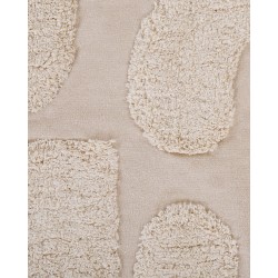 Dywan bawełniany 160 x 230 cm beżowy DIYADIN