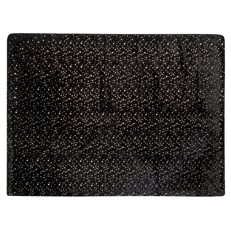 Koc ALAZEYA 130 x 180 cm Czarny