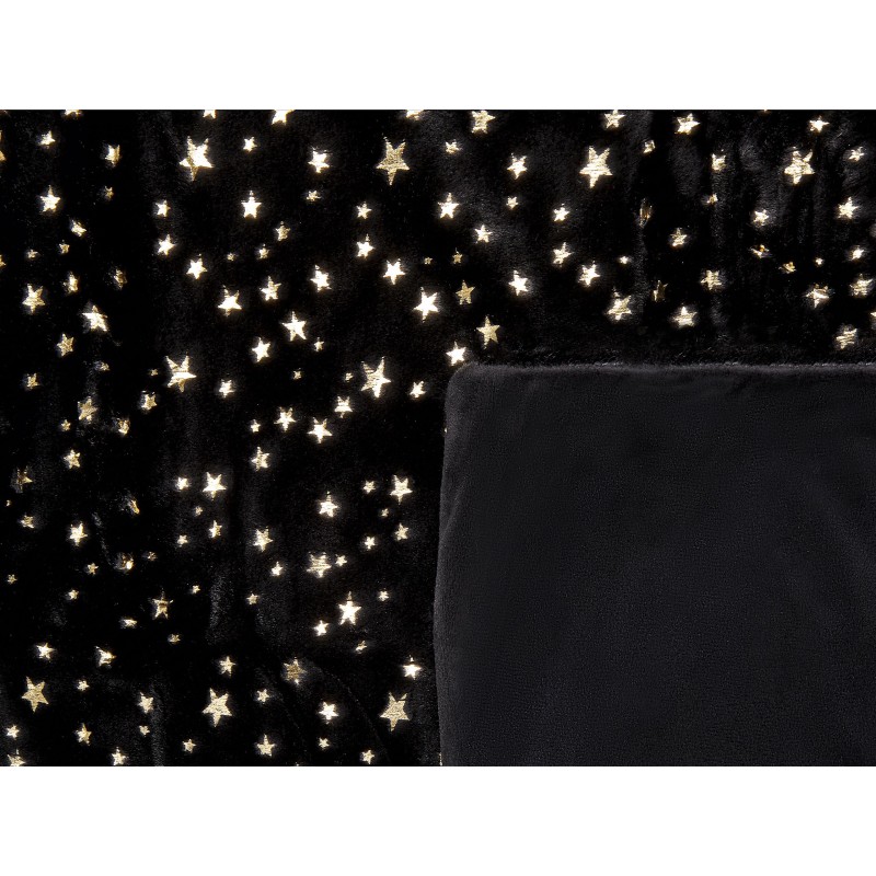 Koc ALAZEYA 130 x 180 cm Czarny