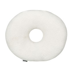 Zestaw 2 poduszek dekoracyjnych HESPERIS Boucle Złamana biel Jednolity