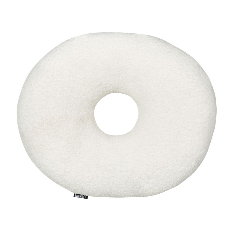 Zestaw 2 poduszek dekoracyjnych HESPERIS Boucle Złamana biel Jednolity