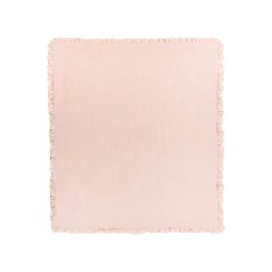 Narzuta na łóżko HATTON Bawełna 220 x 240 cm Pastelowy róż