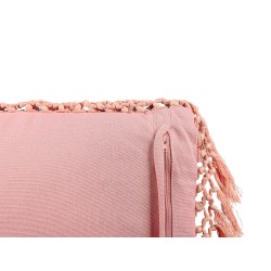 Poduszka dekoracyjna PARROTIA Welur 45 x 45 cm Lazurowy Wzór kwiatowy