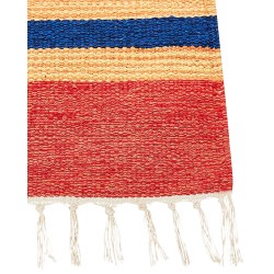 Dywan bawełniany kilim 140 x 200 cm wielokolorowy HATIS