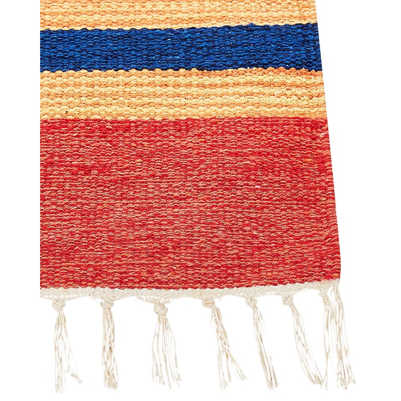 Dywan bawełniany kilim 140 x 200 cm wielokolorowy HATIS