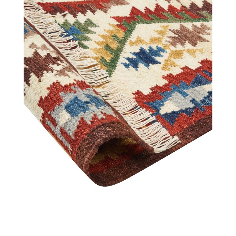 Dywan wełniany kilim 200 x 300 cm wielokolorowy AREVIK