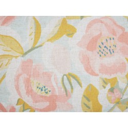 Poduszka dekoracyjna ZAHRIYE 45 x 45 cm Różowy Wzór kwiatowy