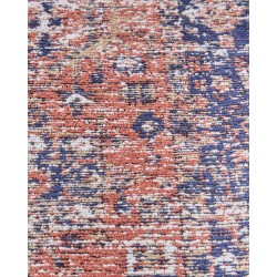 Dywan bawełniany 200 x 300 cm czerwono-niebieski KURIN