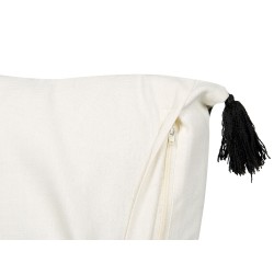 Zestaw 2 poduszek dekoracyjnych MAYS Bawełna 45 x 45 cm Biały Wzór geometryczny