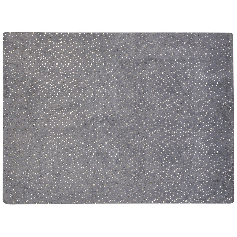 Koc ALAZEYA 150 x 200 cm Szary