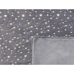 Koc ALAZEYA 150 x 200 cm Szary