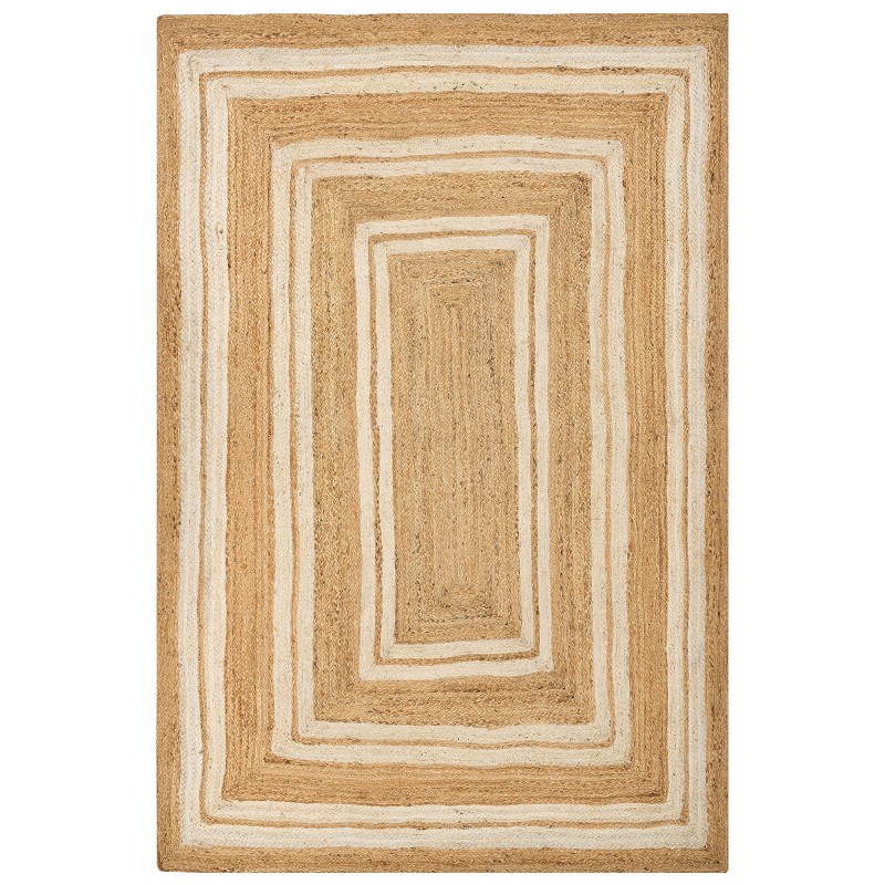 Dywan z juty 200 x 300 cm beżowy ELMALI