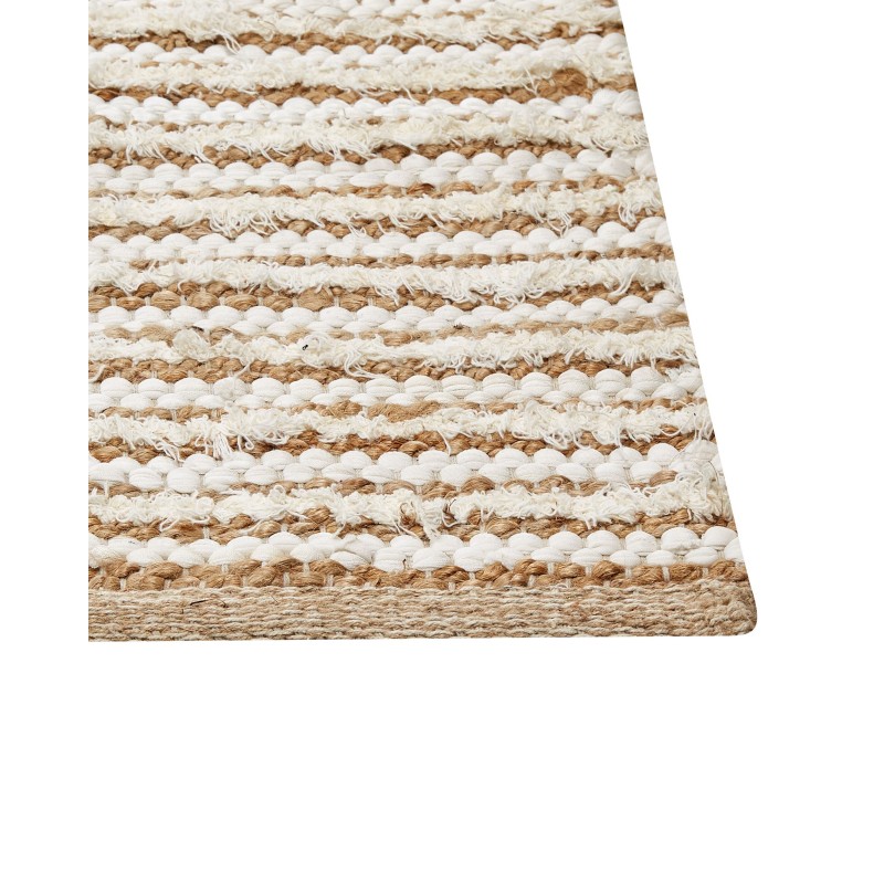 Dywan bawełniany 300 x 400 cm beżowo-biały BARKHAN