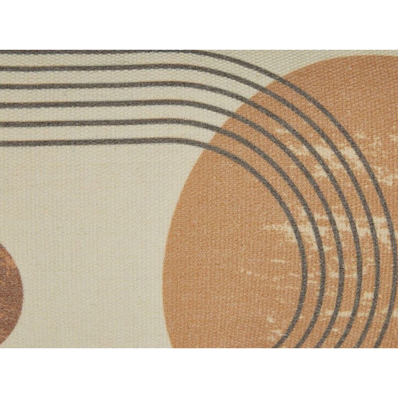 Zestaw 2 poduszek dekoracyjnych NASTURTIUM 30 x 50 cm Beżowy Wzór geometryczny