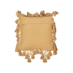 Zestaw 2 poduszek dekoracyjnych OLEARIA Bawełna 45 x 45 cm Piaskowy Jednolity