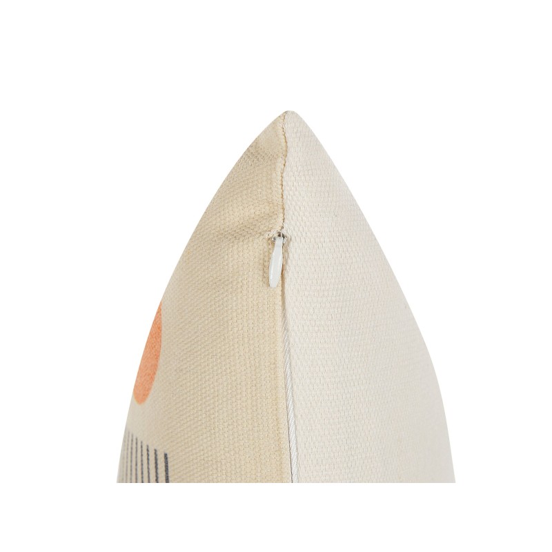 Zestaw 2 poduszek dekoracyjnych CALIBRACHOA 45 x 45 cm Biały Wzór geometryczny