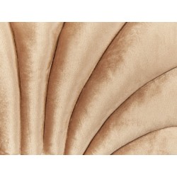 Poduszka dekoracyjna CONSOLIDA Welur 47 x 35 cm Piaskowy Jednolity