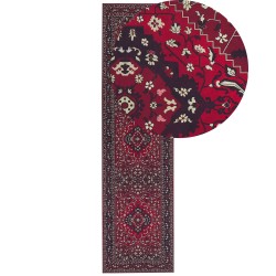 Dywan 80 x 300 cm czerwony VADKADAM