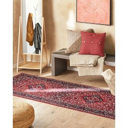 Dywan 80 x 300 cm czerwony VADKADAM