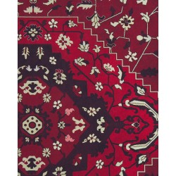 Dywan 80 x 300 cm czerwony VADKADAM