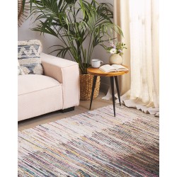 Dywan bawełniany 160 x 230 cm wielokolorowy MERSIN
