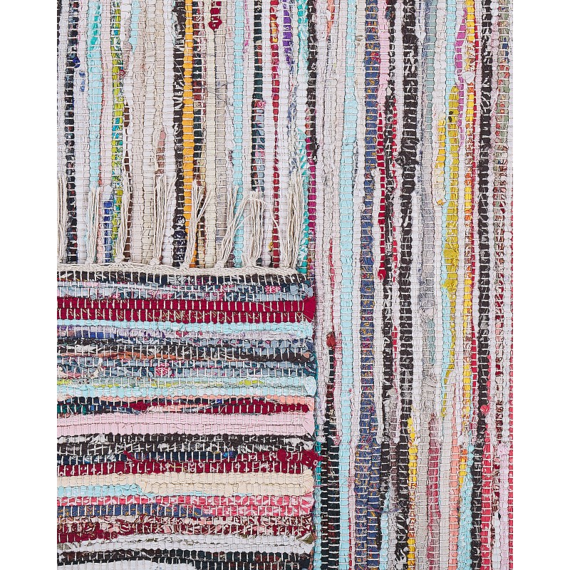 Dywan bawełniany 160 x 230 cm wielokolorowy MERSIN