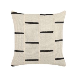Zestaw 2 poduszek dekoracyjnych ABIES Bawełna 45 x 45 cm Beżowy W paski