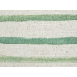 Poduszka dekoracyjna KAFRA 45 x 45 cm Zielony W paski