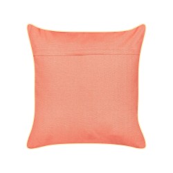 Poduszka dekoracyjna LAMINARIA Welur 45 x 45 cm Koralowy Wzór zwierzęcy