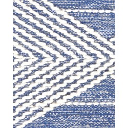 Dywan wełniany 200 x 200 cm beżowo-niebieski DATCA