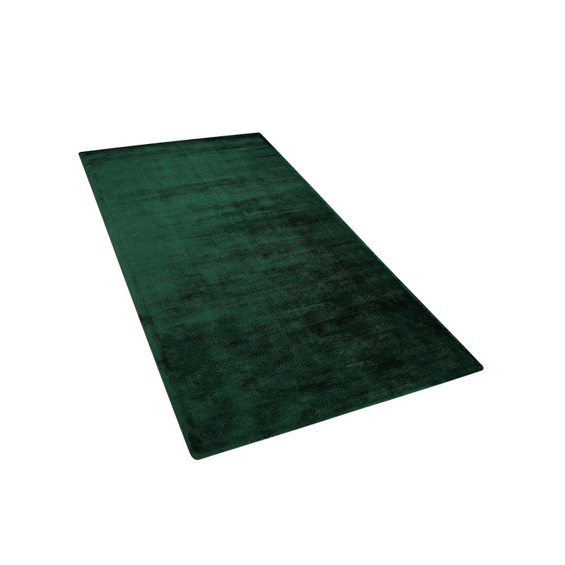 Dywan z wiskozy 80 x 150 cm zielony GESI II
