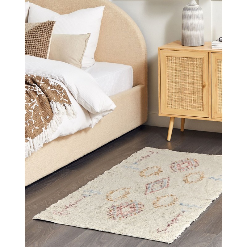 Dywan bawełniany 80 x 150 cm beżowy BETTIAH