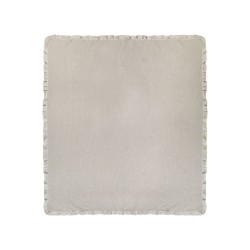 Narzuta na łóżko HATTON Bawełna 220 x 240 cm Beżowoszary